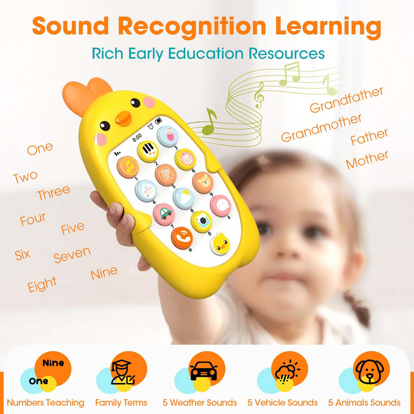 ChickFun Kids Phone Toy