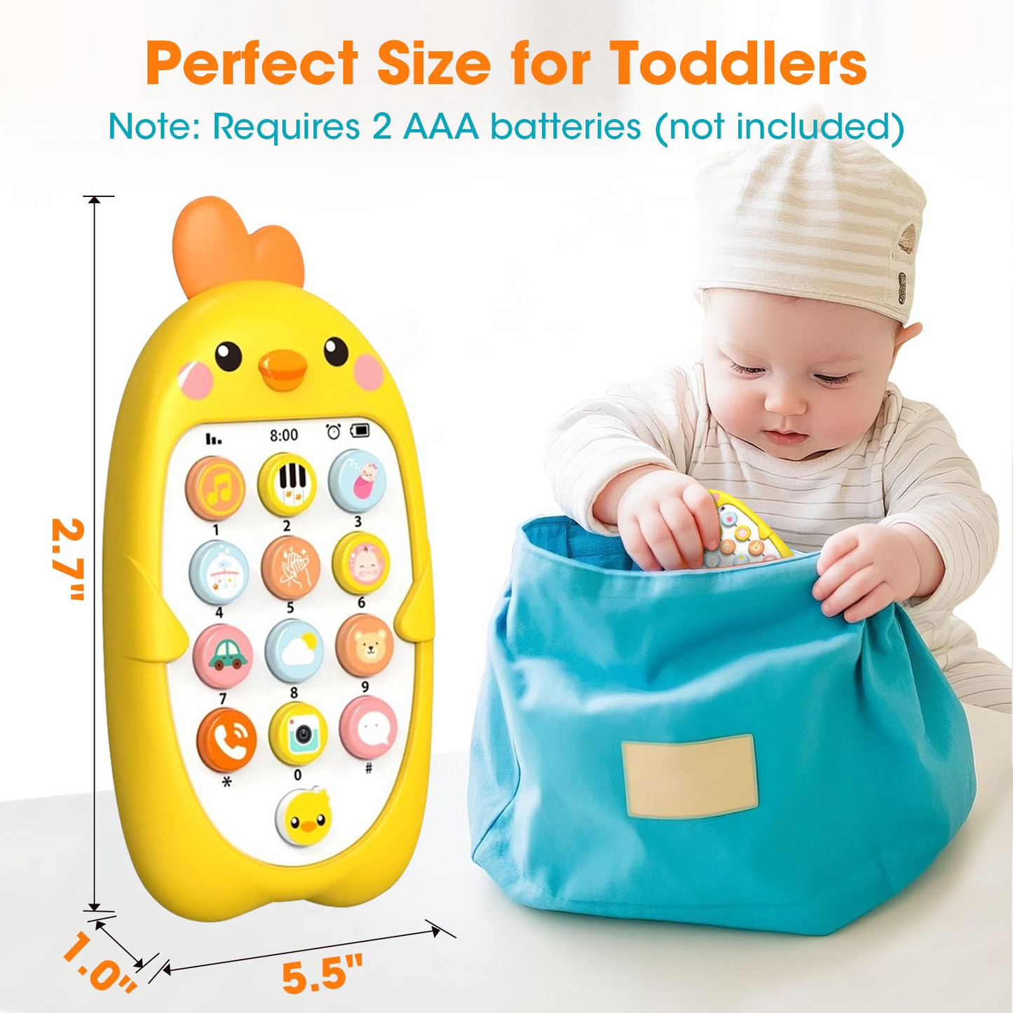 ChickFun Kids Phone Toy