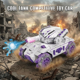 Cool tank racing toy car, boys' stunt tank, electric remote control racing car, remote control tank set, watch remote control tank