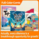 English version Thinking Outside the box ang Top-Tier Thinking,breaking down their thinking barriers, enhancing their logical thinking, and improving their intelligence and wisdom