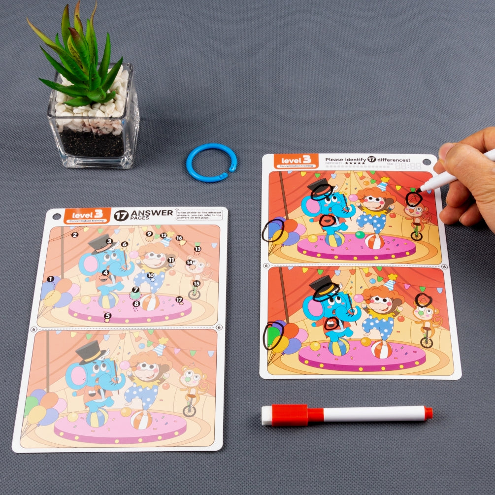 Find cards of different difficulty levels 1-3