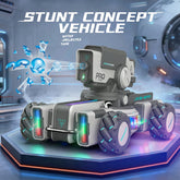 Stunt concept car, tank water bomb vehicle, remote-controlled toy car for children aged 3 and above, powerful and adaptable to various terrains, cool and high-end tank toy