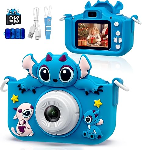 DinoSnap Kids Camera – Cute Cartoon Digital Camera for Children
