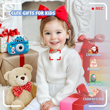 DinoSnap Kids Camera – Cute Cartoon Digital Camera for Children