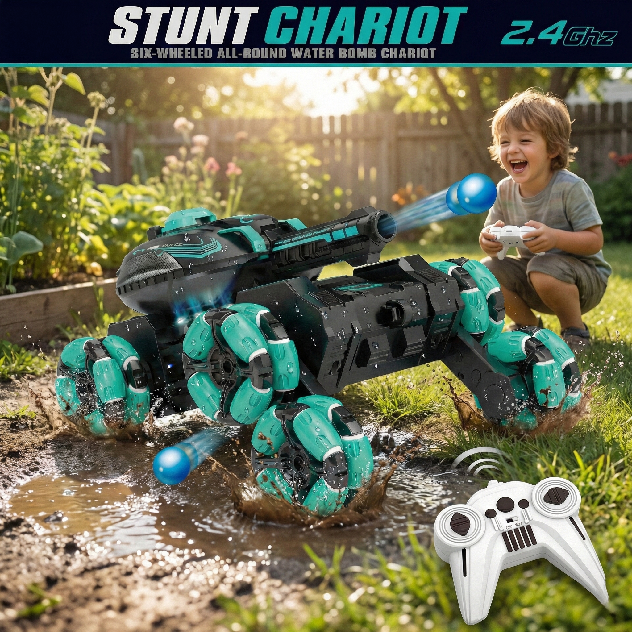 5055 Stunt Tank, Electric Remote Control Racing Car, Remote Control Tank Set, Watch Remote Control Tank