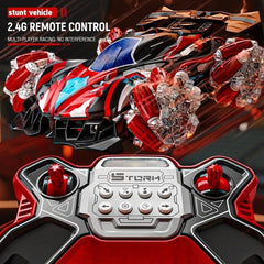 High grade F1 body sense, manual control, induction, racing drift, spray four-wheel drive charging, remote control, children's toy racing, handle watch, dual remote control