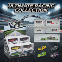 Storage container catapult runway for alloy sports car, folding catapult runway for racing car, children's racing toy folding runway toy car