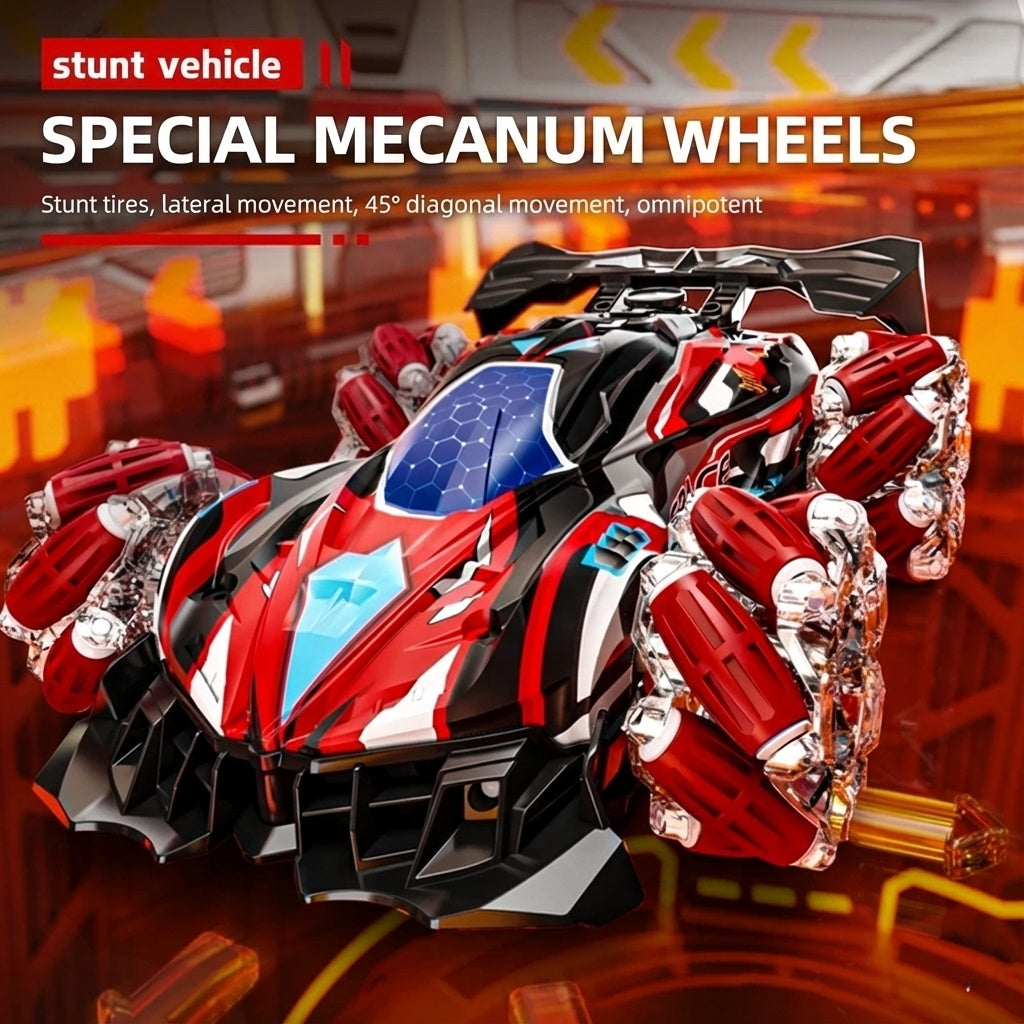 High grade F1 body sense, manual control, induction, racing drift, spray four-wheel drive charging, remote control, children's toy racing, handle watch, dual remote control