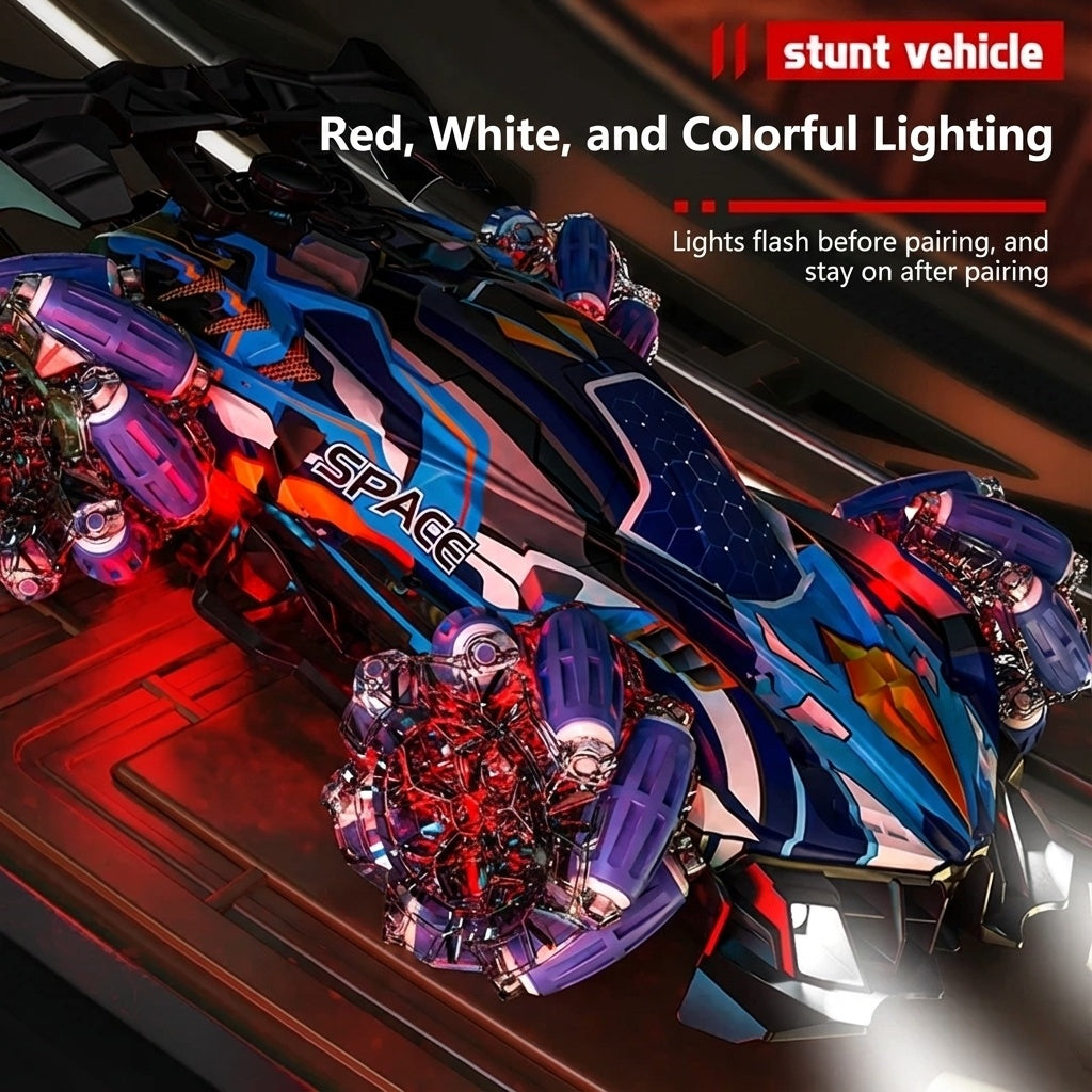 High grade F1 body sense, manual control, induction, racing drift, spray four-wheel drive charging, remote control, children's toy racing, handle watch, dual remote control